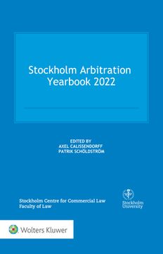portada Stockholm Arbitration Yearbook 2022 (in English)