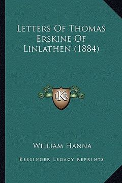 portada letters of thomas erskine of linlathen (1884) (en Inglés)
