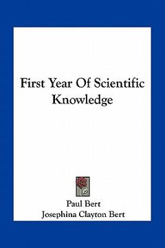 portada first year of scientific knowledge (in English)