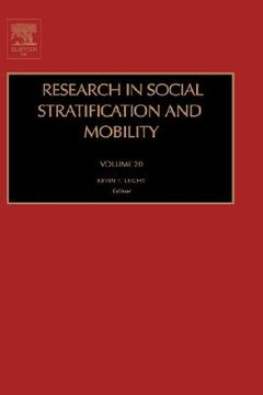portada research in social stratification and mobility (en Inglés)