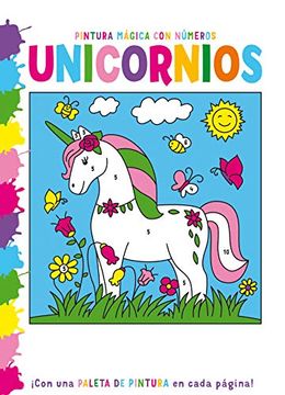 portada Pintura Mágica con Números: Unicornios