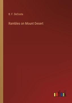 portada Rambles on Mount Desert (en Inglés)