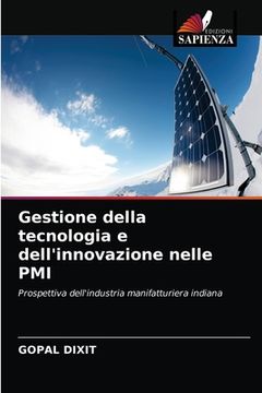 portada Gestione della tecnologia e dell'innovazione nelle PMI (en Italiano)