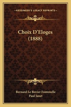 portada Choix D'Eloges (1888) (en Francés)