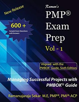 portada Raman's pmp Exam Prep vol 1 Aligned With the Pmbok Guide, Sixth Edition: Raman's pmp Exam Prep Vol1 (Volume 1) (en Inglés)