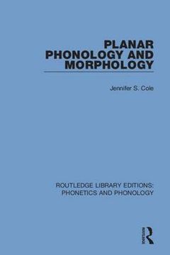 portada Planar Phonology and Morphology (en Inglés)