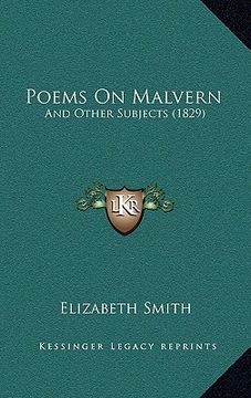 portada poems on malvern: and other subjects (1829) (en Inglés)