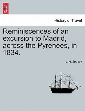 portada reminiscences of an excursion to madrid, across the pyrenees, in 1834. (en Inglés)