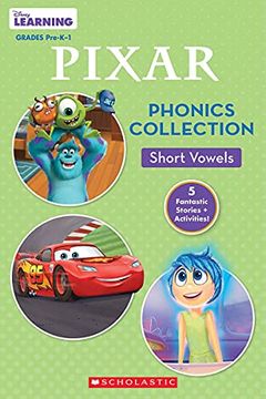 portada Disney Pixar Phonics Collection: Short Vowels (Disney Learning: Bind-Up) (en Inglés)