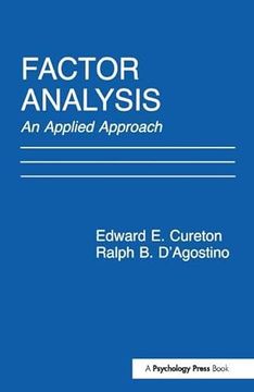 portada Factor Analysis: An Applied Approach (en Inglés)