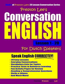 portada Preston Lee's Conversation English For Dutch Speakers Lesson 1 - 20 (en Inglés)