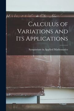 portada Calculus of Variations and Its Applications (in English)