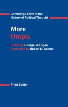 portada More: Utopia (Cambridge Texts in the History of Political Thought) (en Inglés)