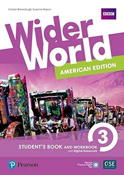 portada Wider World American Edition 3 Student Book & Workbook With pep Pack (en Inglés)