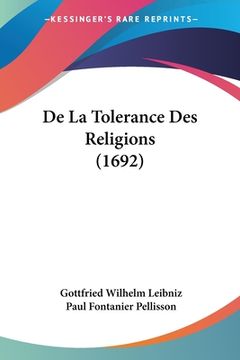 portada De La Tolerance Des Religions (1692) (in French)