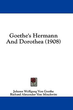 portada goethe's hermann and dorothea (1908) (in English)