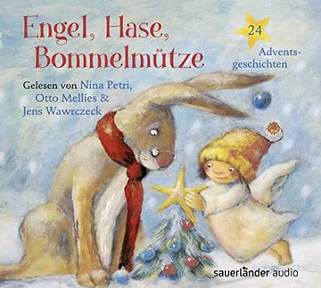 portada Engel, Hase, Bommelmütze: 24 Adventsgeschichten (in German)