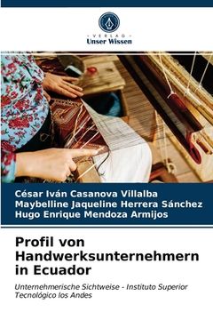 portada Profil von Handwerksunternehmern in Ecuador (in German)
