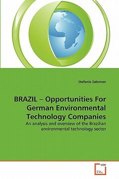 portada brazil - opportunities for german environmental technology companies (en Inglés)
