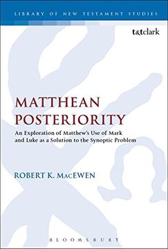 portada Matthean Posteriority (The Library of New Testament Studies)