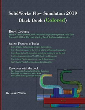 portada Solidworks Flow Simulation 2019 Black Book (Colored) (in English)