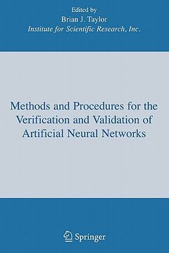 portada methods and procedures for the verification and validation of artificial neural networks (en Inglés)