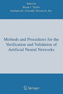 portada methods and procedures for the verification and validation of artificial neural networks