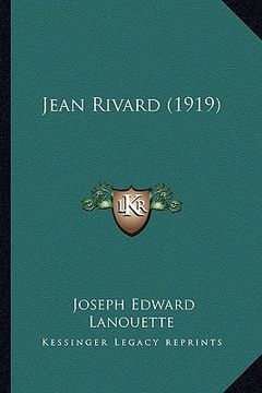 portada jean rivard (1919) (en Inglés)