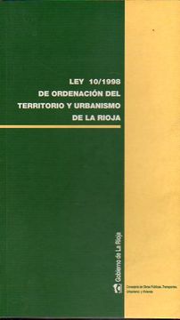 portada Ley 10 / 1988 De Ordenación Del Territorio Y Urbanismo De La Rioja