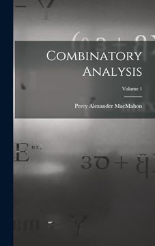 portada Combinatory Analysis; Volume 1 (en Inglés)