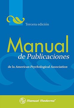 portada Manual de Publicaciones de la American Psychological Association (in Spanish)
