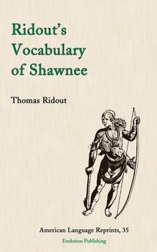 portada Ridout's Vocabulary of Shawnee (in English)