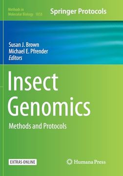 portada Insect Genomics: Methods and Protocols (en Inglés)