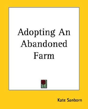 portada adopting an abandoned farm (en Inglés)
