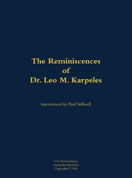 portada Reminiscences of Dr. Leo M. Karpeles, Navy Civilian Physicist