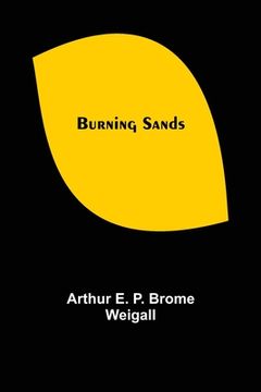 portada Burning Sands (en Inglés)