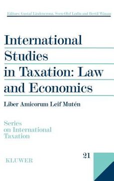 portada international studies in taxation: law and economics (en Inglés)