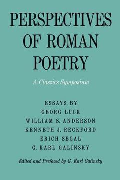 portada perspectives of roman poetry: a classics symposium (en Inglés)