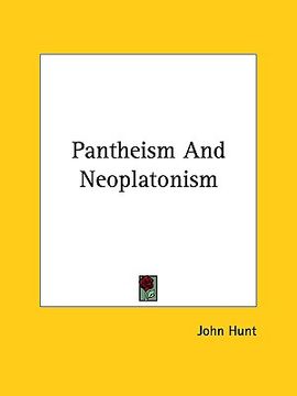 portada pantheism and neoplatonism (en Inglés)