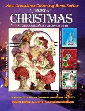 portada New Creations Coloring Book Series: 1920s Christmas (in English)