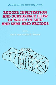 portada runoff, infiltration and subsurface flow of water in arid and semi-arid regions