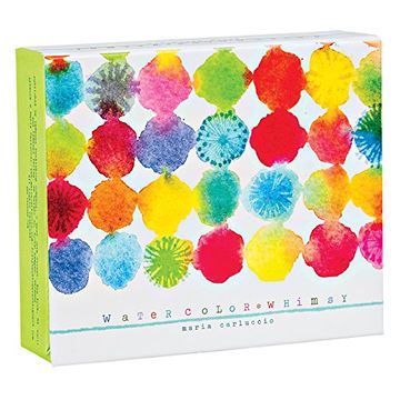 portada watercolor whimsy: quicknotes -- greeting, thank you & invitation cards in a reuseable flip-top box decorated with modern illustrations (en Inglés)