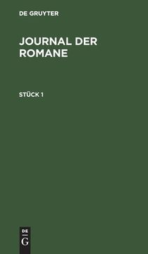 portada Journal der Romane (German Edition) [Hardcover ] (en Alemán)
