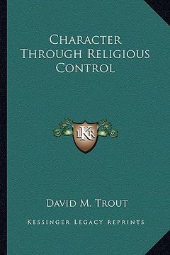 portada character through religious control (in English)