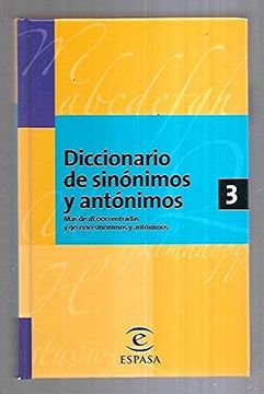 Libro Diccionario De Sinónimos Y Antónimos De Varios Autores - Buscalibre