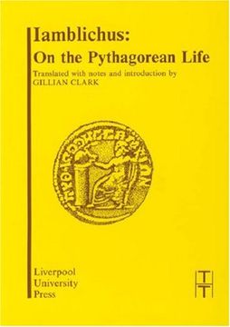 portada Iamblichus: On the Pythagorean Life (Translated Texts for Historians Lup) (en Inglés)