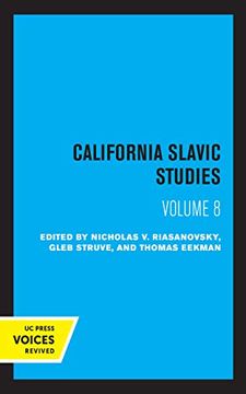 portada California Slavic Studies, Volume Viii: 8 (en Inglés)