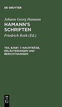 portada Nachträge, Erläuterungen und Berichtigungen (in German)