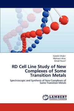 portada rd cell line study of new complexes of some transition metals (en Inglés)