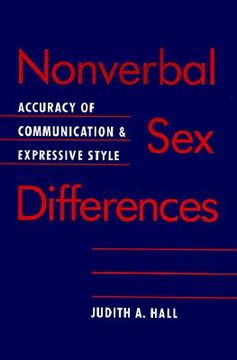 portada nonverbal sex differences: accuracy of communication and expressive style (in English)